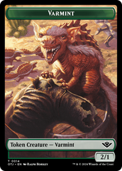 Varmint // Plot Double-Sided Token [Outlaws of Thunder Junction Tokens] | Boutique FDB TCG