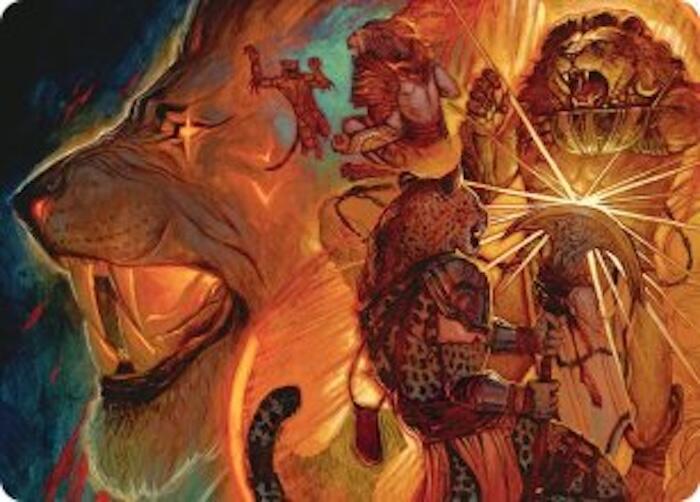 Way of the Warlord Art Card (33) [Reality Fracture Art Series] | Boutique FDB TCG
