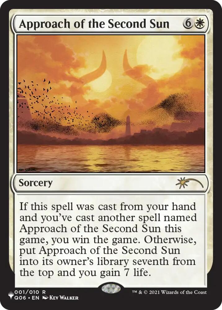 Approach of the Second Sun (Q06) (1) [The List] | Boutique FDB TCG