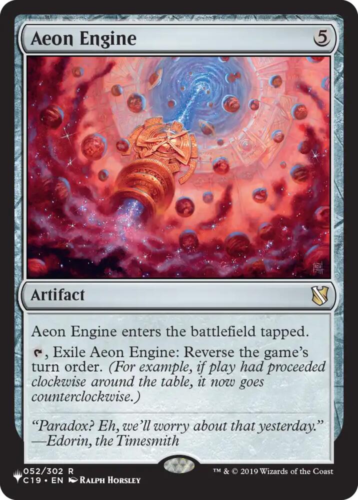 Aeon Engine (52) [The List] | Boutique FDB TCG