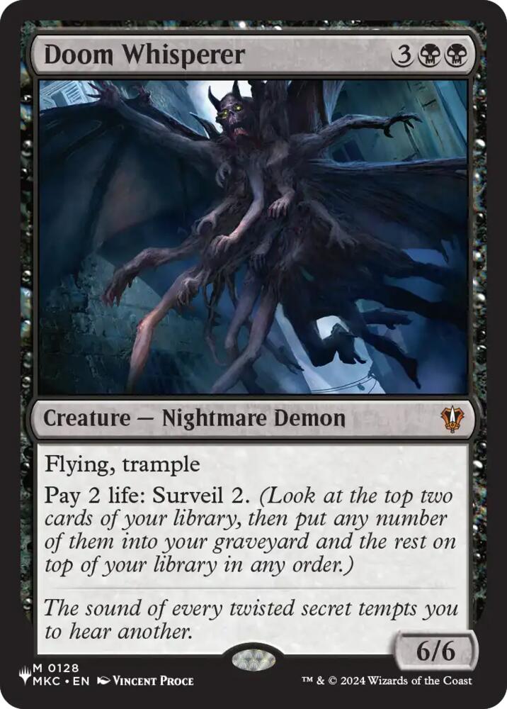 Doom Whisperer (128) [The List] | Boutique FDB TCG