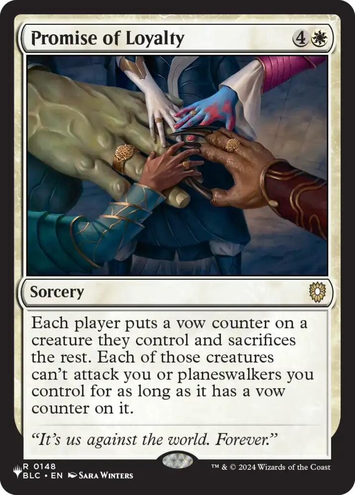 Promise of Loyalty (148) [The List] | Boutique FDB TCG