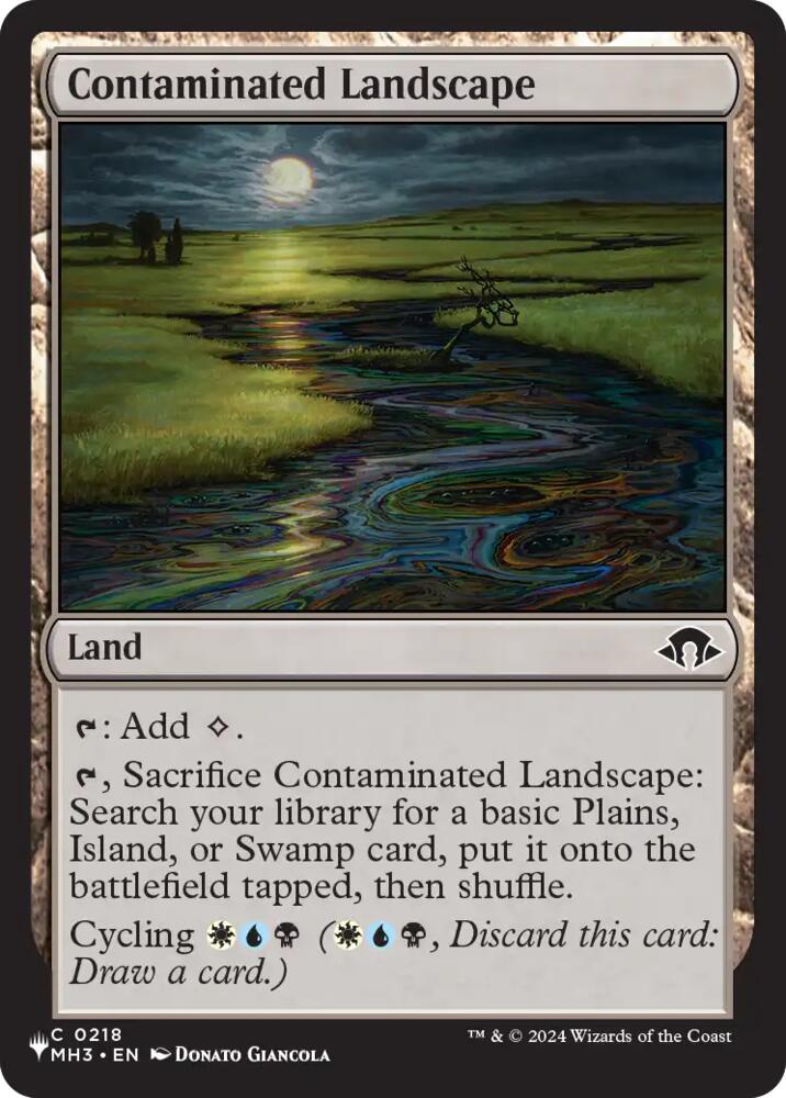 Contaminated Landscape (218) [The List] | Boutique FDB TCG