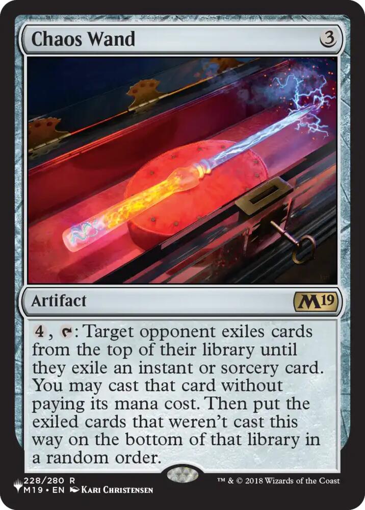 Chaos Wand (228) [The List] | Boutique FDB TCG