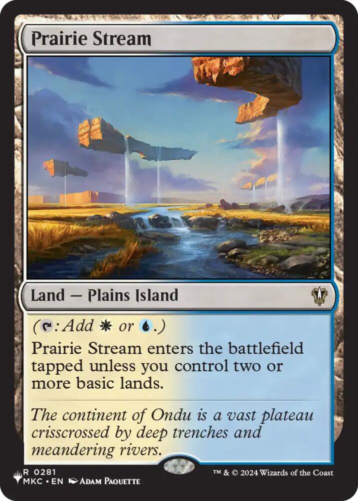 Prairie Stream (281) [The List] | Boutique FDB TCG
