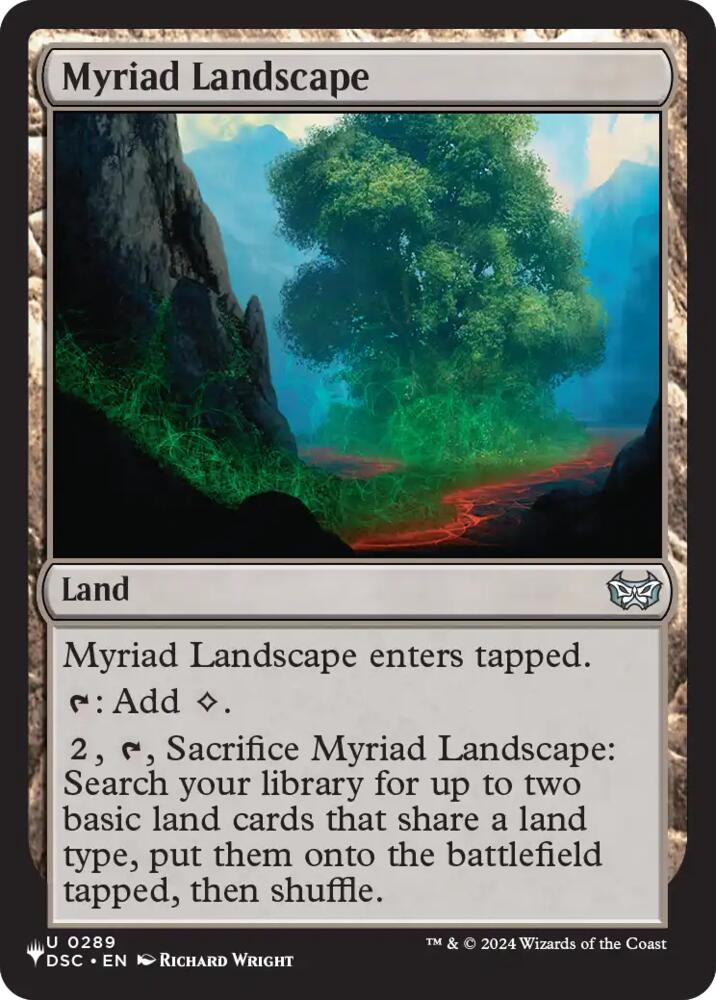 Myriad Landscape (DSC) (289) [The List] | Boutique FDB TCG