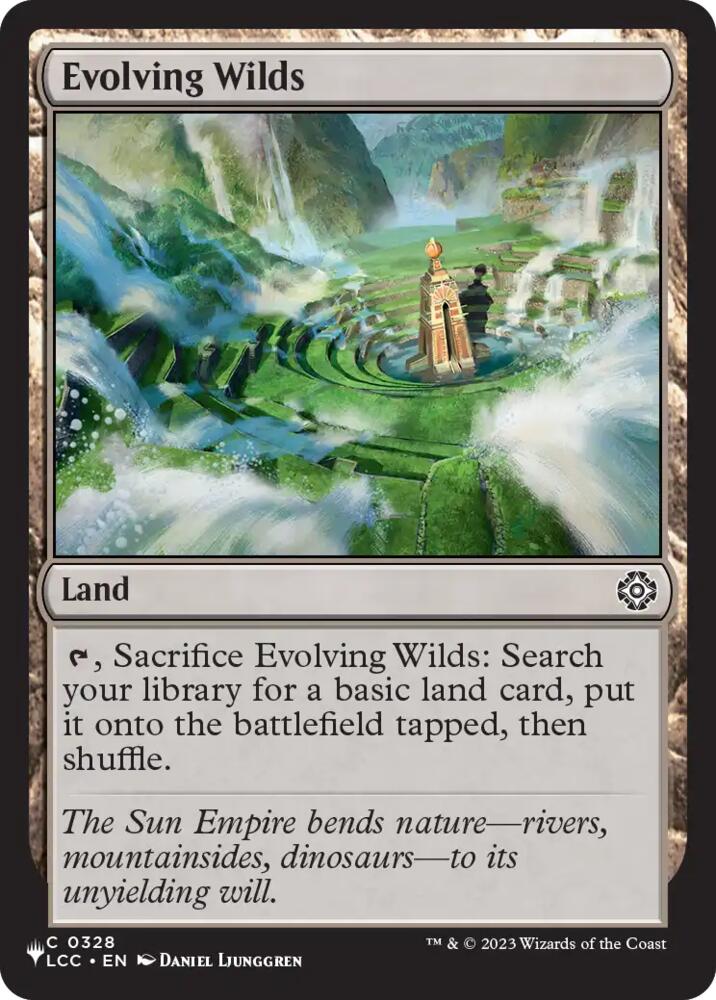 Evolving Wilds (LCC) (328) [The List] | Boutique FDB TCG