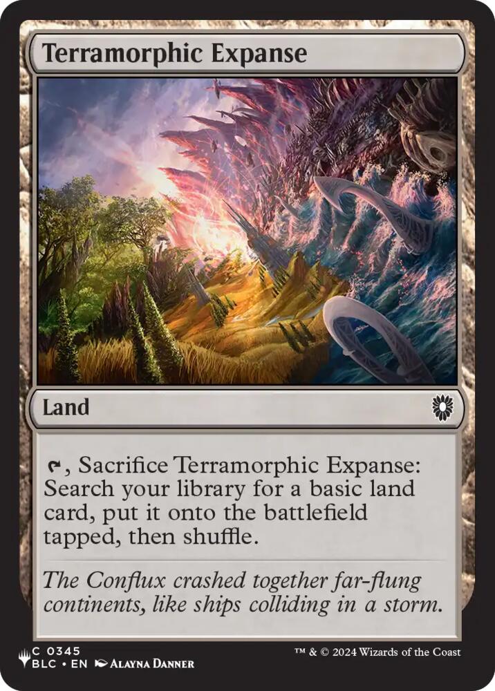 Terramorphic Expanse (BLC) (345) [The List] | Boutique FDB TCG