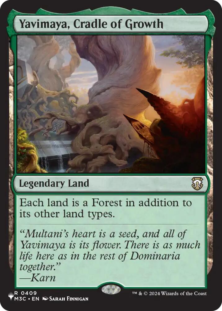 Yavimaya, Cradle of Growth (409) [The List] | Boutique FDB TCG