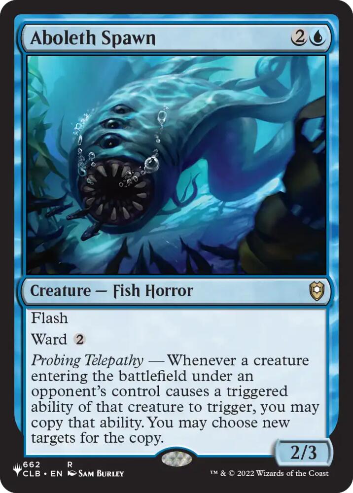Aboleth Spawn (662) [The List] | Boutique FDB TCG
