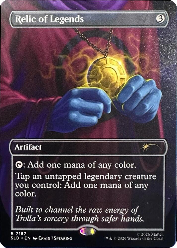 Relic of Legends (7187) [Secret Lair Drop] | Boutique FDB TCG