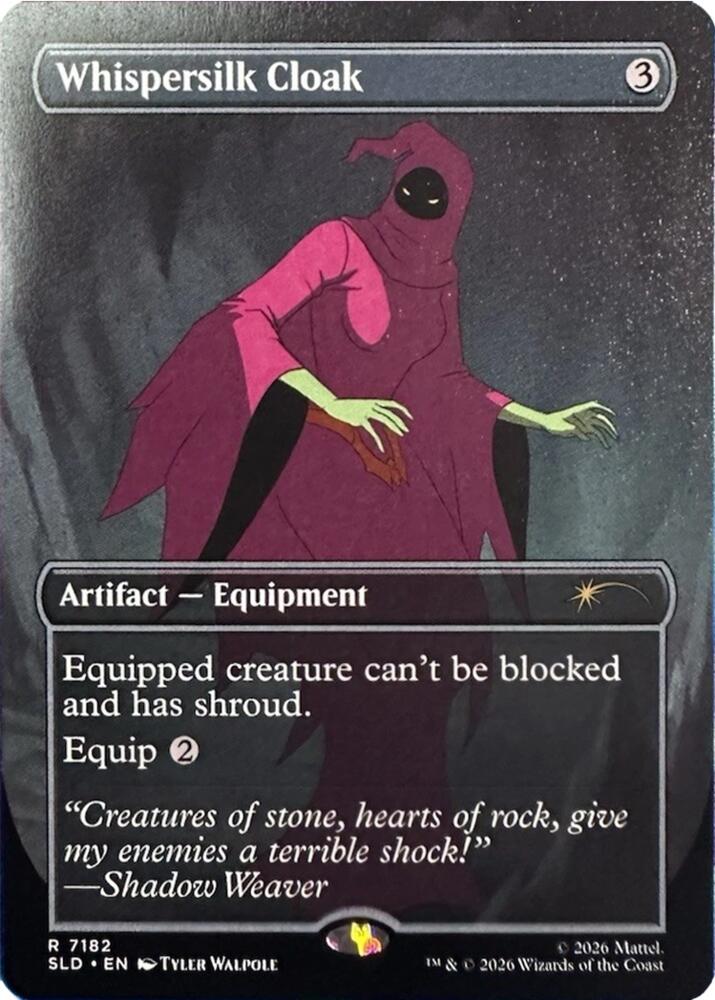Whispersilk Cloak (7182) [Secret Lair Drop] | Boutique FDB TCG