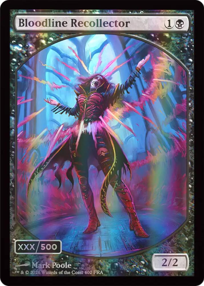 Bloodline Recollector (Retro Frame) (Serial Numbered) (Double Rainbow Foil) (402) [Reality Fracture] | Boutique FDB TCG