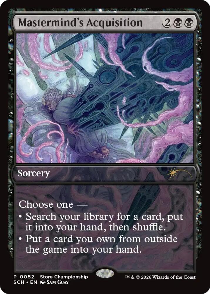 Mastermind's Acquisition (52) [Game Day Promos] | Boutique FDB TCG
