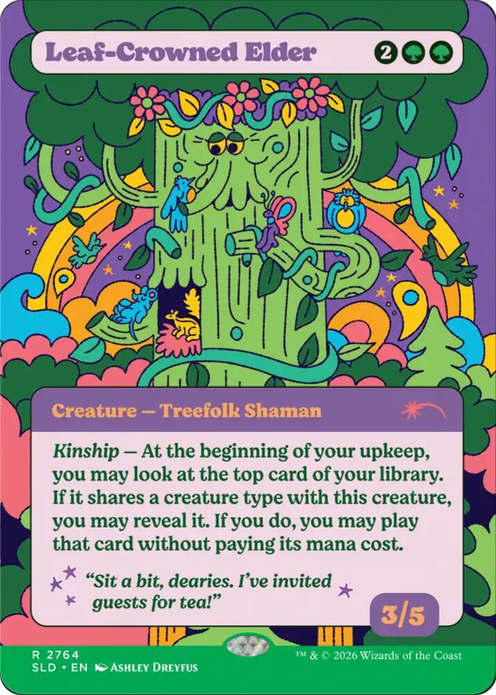 Leaf-Crowned Elder (2764) [Secret Lair Drop] | Boutique FDB TCG