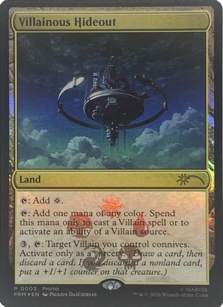 Villainous Hideout (3) [Unique and Miscellaneous Promos] | Boutique FDB TCG