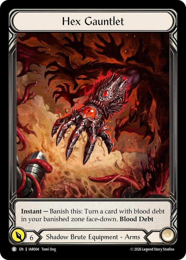 Hex Gauntlet (Extended Art) (IAR004) [Usurp the Shadow Throne] | Boutique FDB TCG