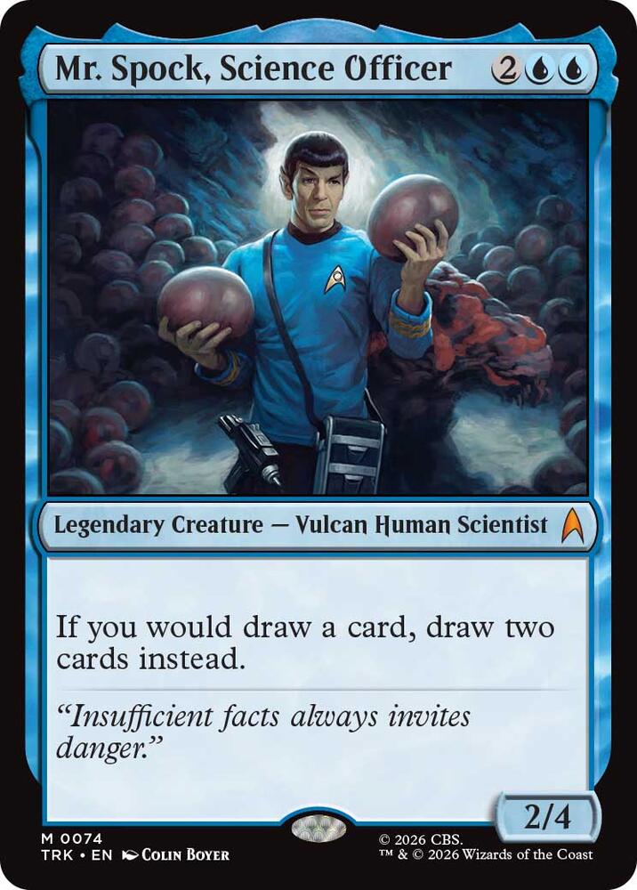 Mr. Spock, Science Officer (74) [Star Trek] | Boutique FDB TCG