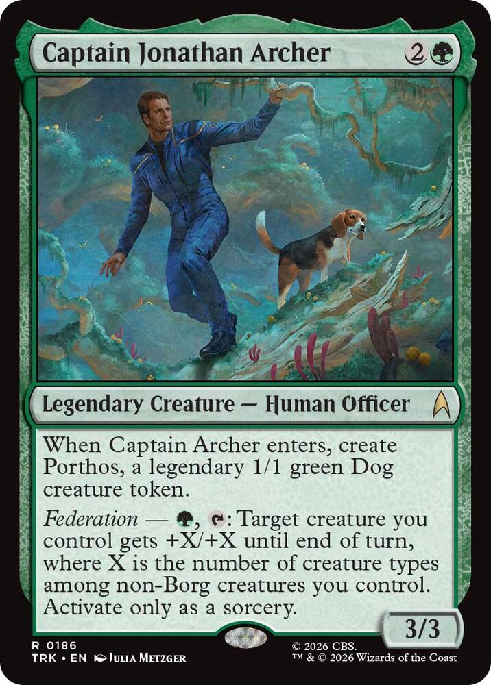 Captain Jonathan Archer (186) [Star Trek] | Boutique FDB TCG