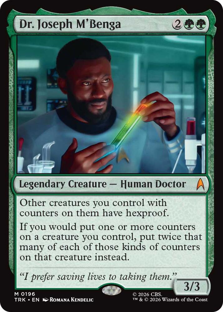 Dr. Joseph M'Benga (196) [Star Trek] | Boutique FDB TCG