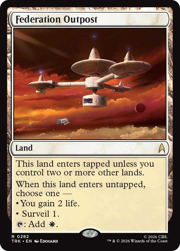 Federation Outpost (282) [Star Trek] | Boutique FDB TCG
