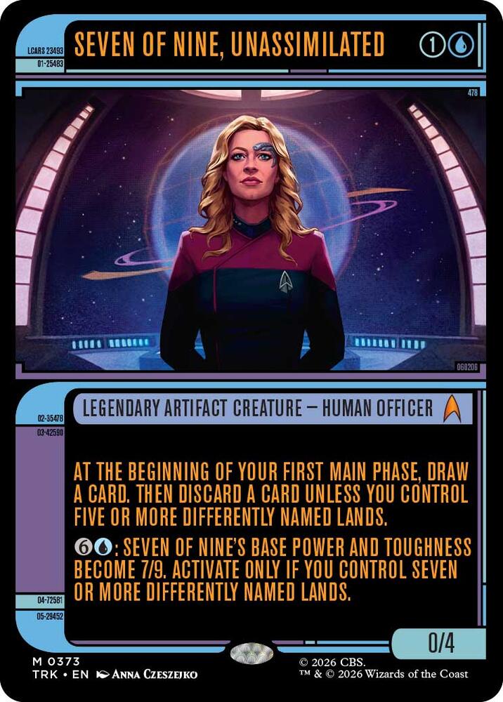 Seven of Nine, Unassimilated (Showcase) (373) [Star Trek] | Boutique FDB TCG