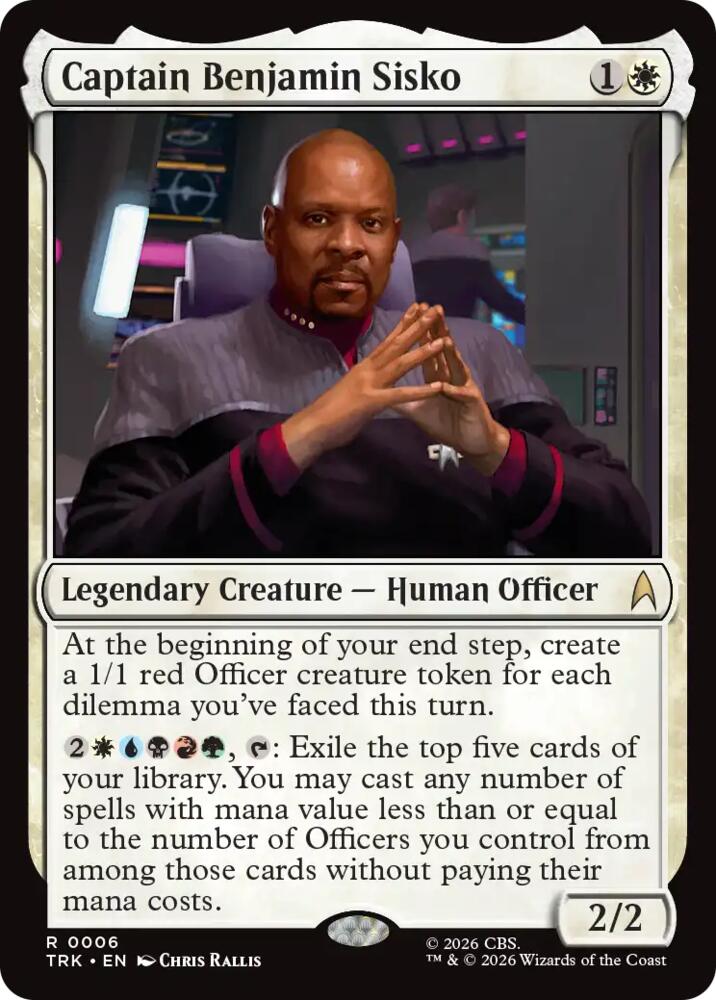 Captain Benjamin Sisko (6) [Star Trek] | Boutique FDB TCG