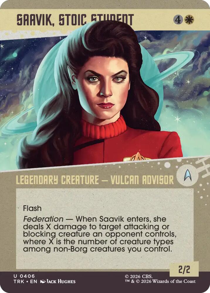 Saavik, Stoic Student (Showcase) (406) [Star Trek] | Boutique FDB TCG