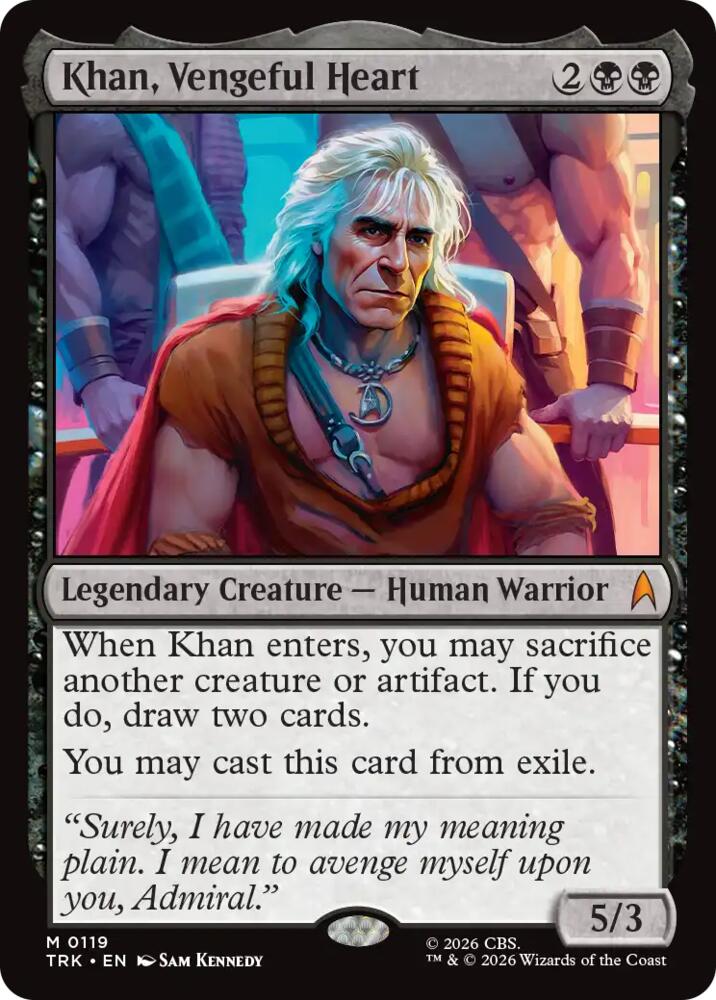 Khan, Vengeful Heart (119) [Star Trek] | Boutique FDB TCG