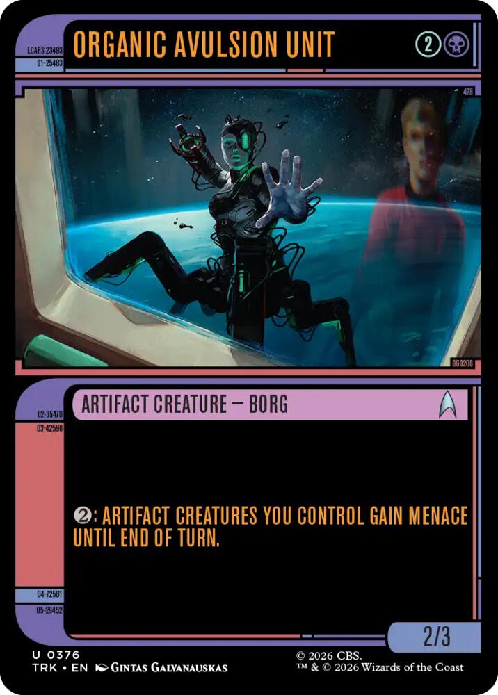Organic Avulsion Unit (Showcase) (376) [Star Trek] | Boutique FDB TCG