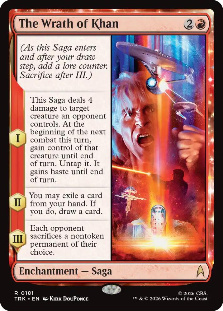 The Wrath of Khan (181) [Star Trek] | Boutique FDB TCG