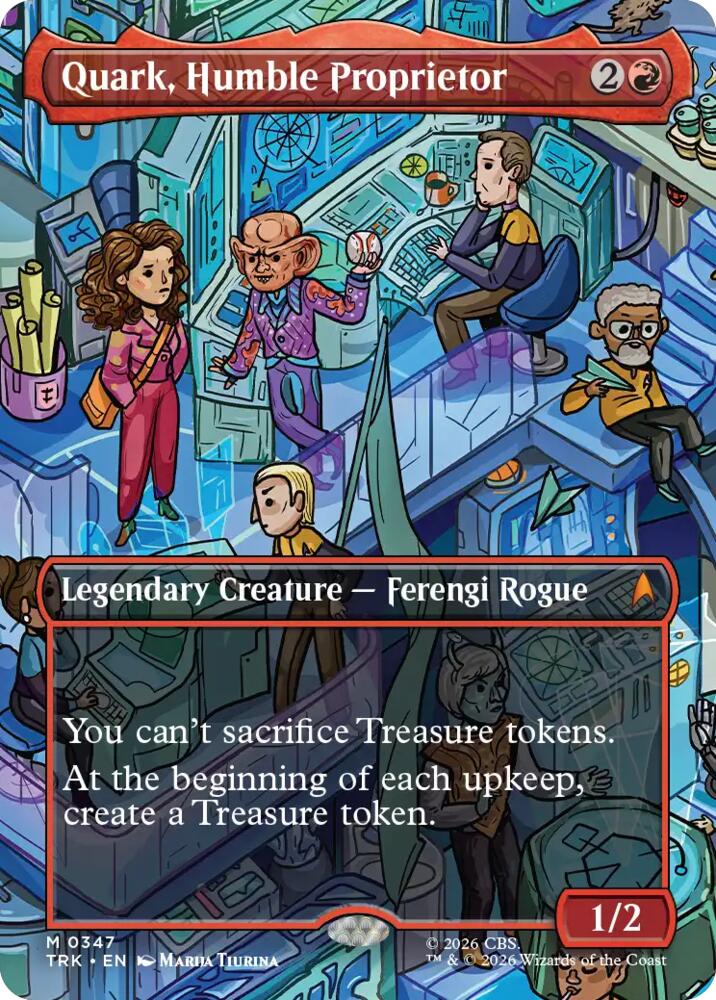 Quark, Humble Proprietor (Borderless) (347) [Star Trek] | Boutique FDB TCG