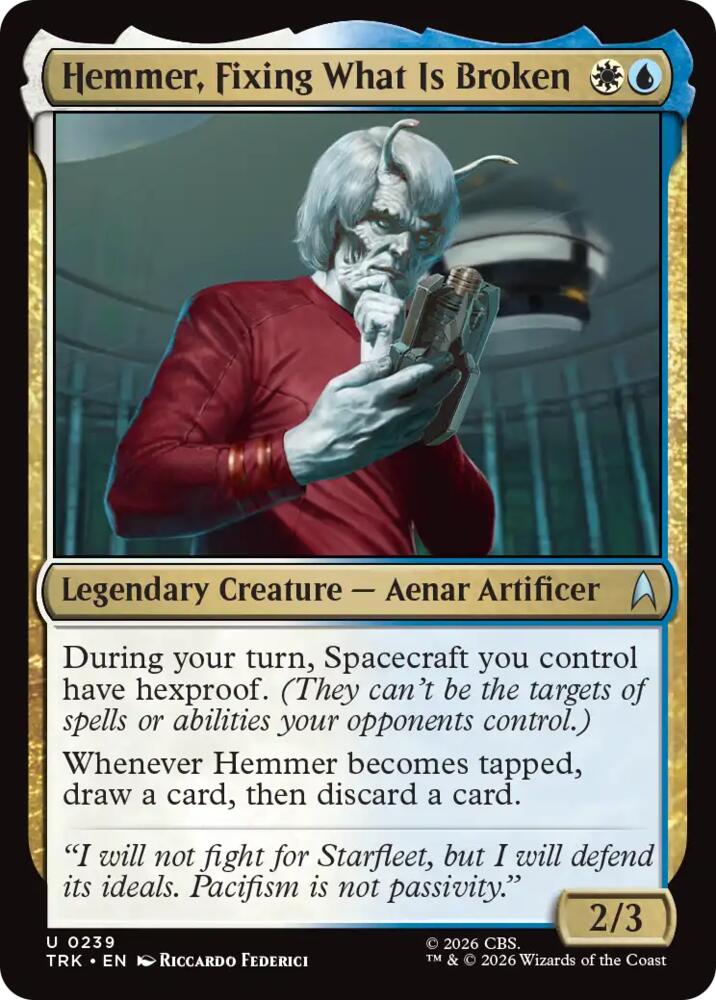 Hemmer, Fixing What Is Broken (239) [Star Trek] | Boutique FDB TCG