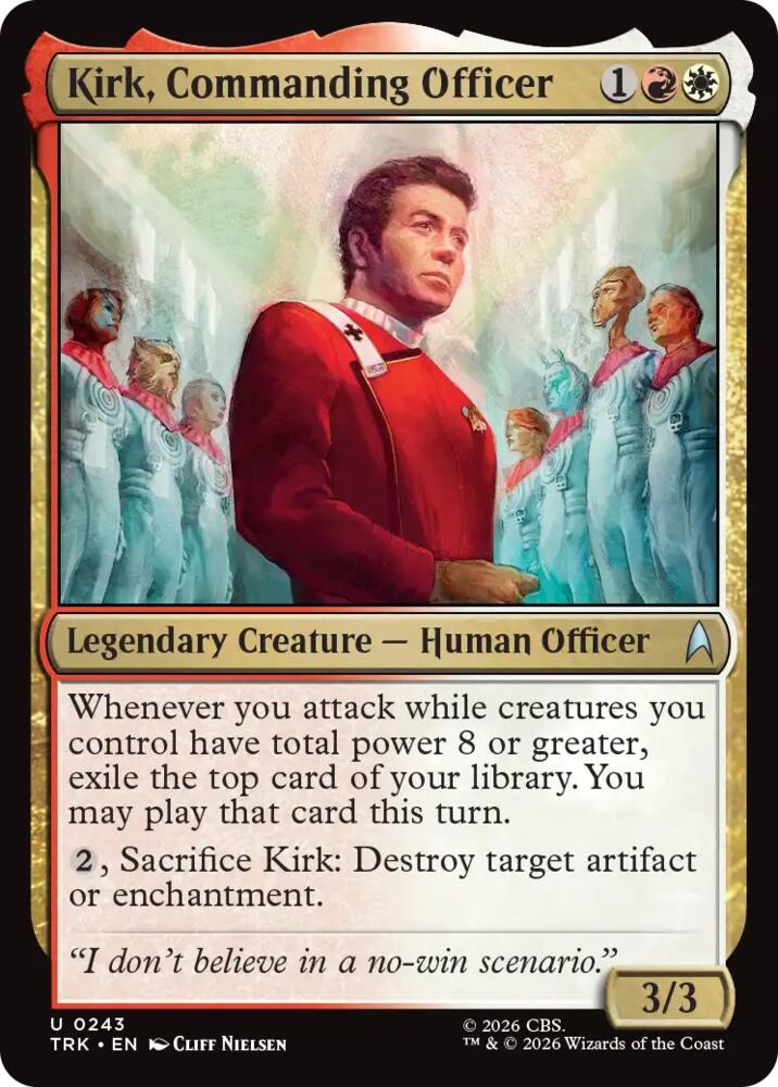 Kirk, Commanding Officer (243) [Star Trek] | Boutique FDB TCG