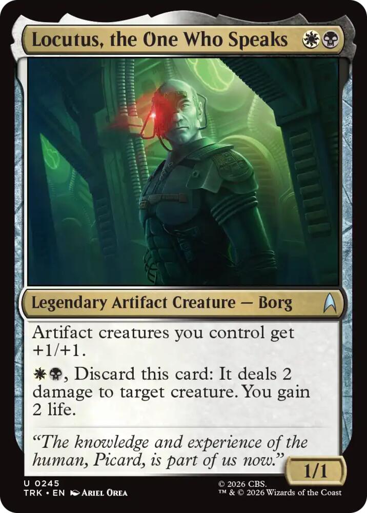 Locutus, the One Who Speaks (245) [Star Trek] | Boutique FDB TCG
