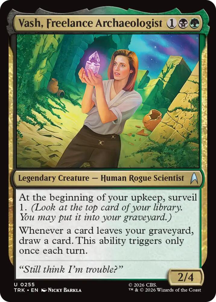 Vash, Freelance Archaeologist (255) [Star Trek] | Boutique FDB TCG