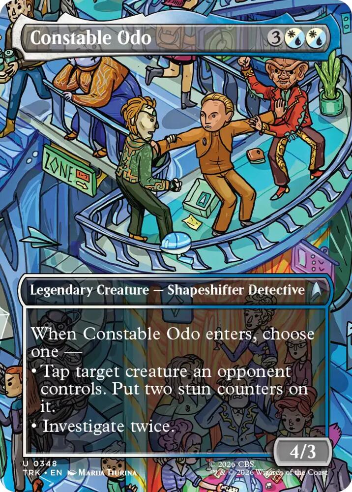 Constable Odo (Borderless) (348) [Star Trek] | Boutique FDB TCG