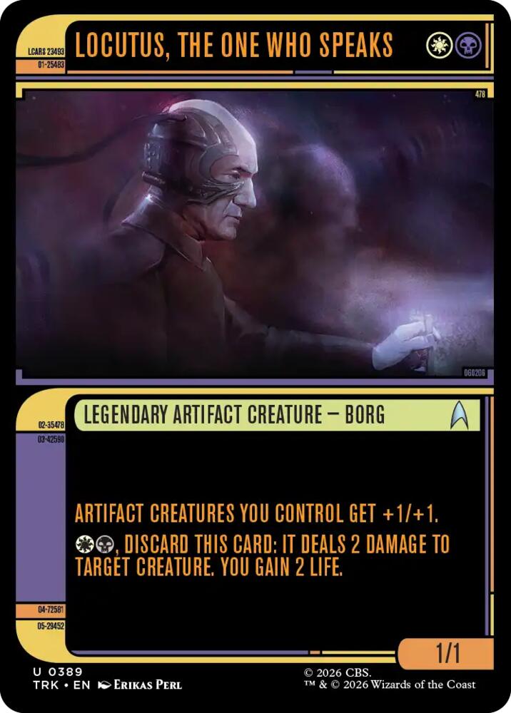 Locutus, the One Who Speaks (Showcase) (389) [Star Trek] | Boutique FDB TCG