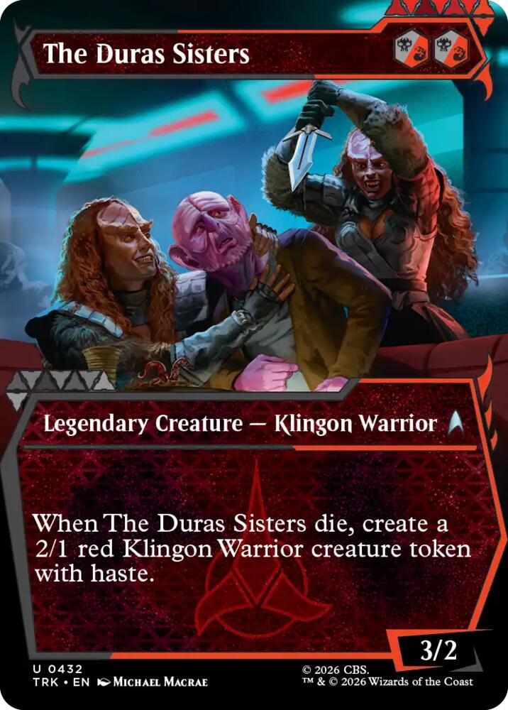 The Duras Sisters (Showcase) (432) [Star Trek] | Boutique FDB TCG