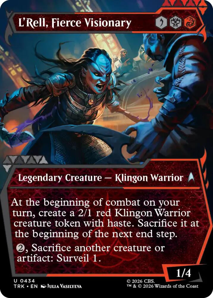 L'Rell, Fierce Visionary (Showcase) (434) [Star Trek] | Boutique FDB TCG