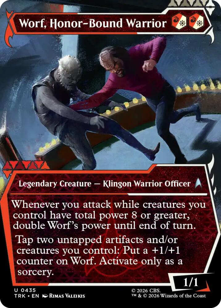 Worf, Honor-Bound Warrior (Showcase) (0435) [Star Trek] | Boutique FDB TCG