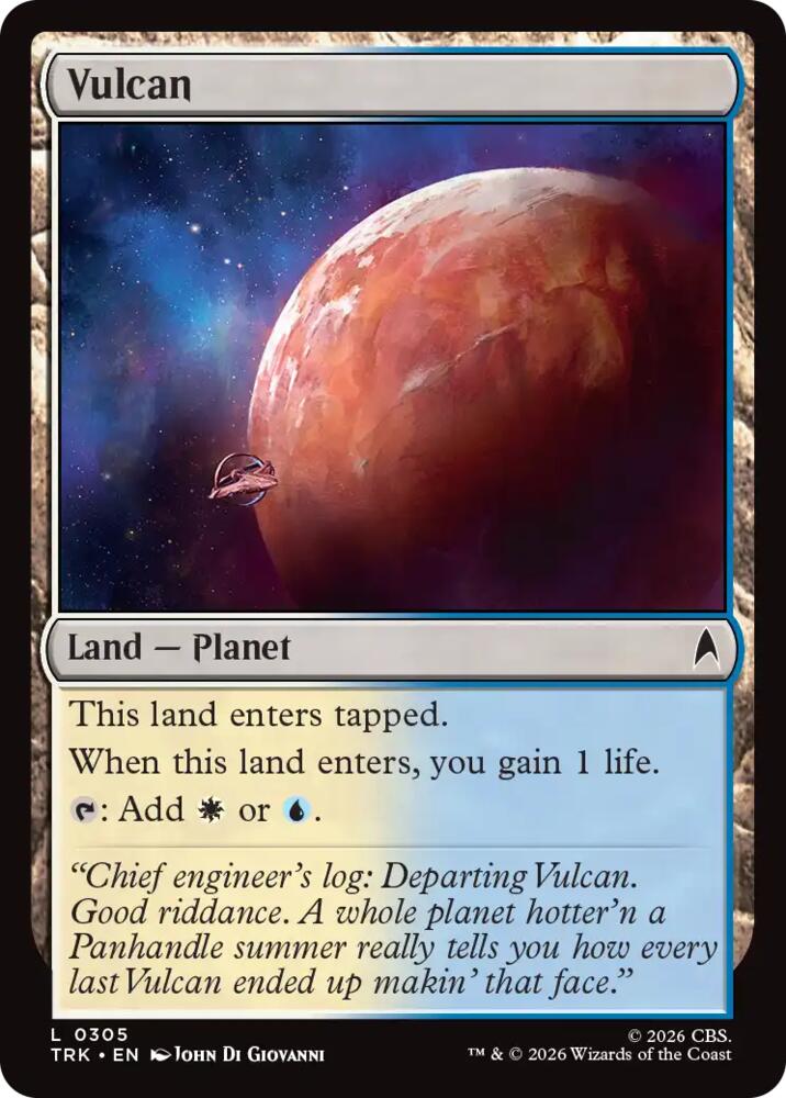 Vulcan (305) [Star Trek] | Boutique FDB TCG