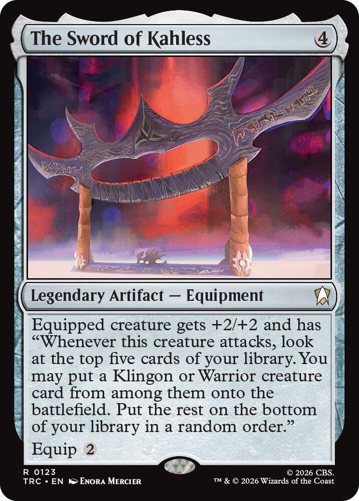 The Sword of Kahless (123) [Star Trek Commander] | Boutique FDB TCG