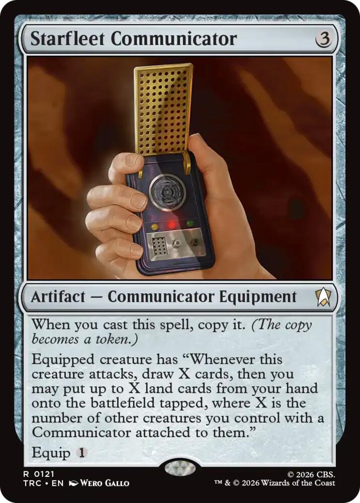 Starfleet Communicator (121) [Star Trek Commander] | Boutique FDB TCG