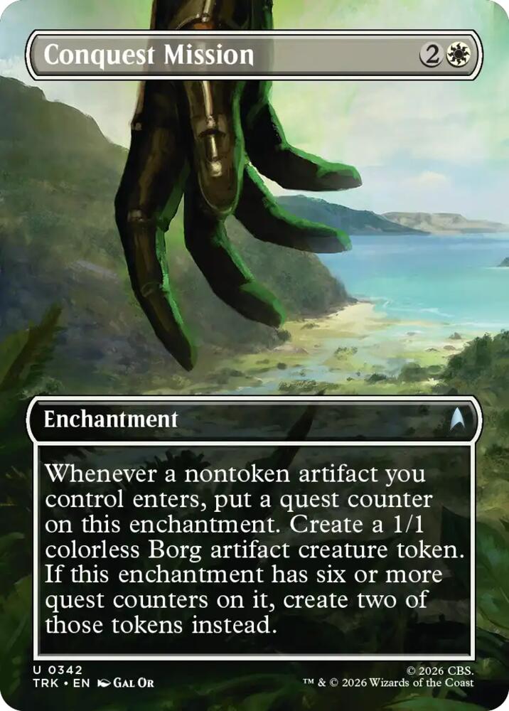 Conquest Mission (Borderless) (342) [Star Trek] | Boutique FDB TCG