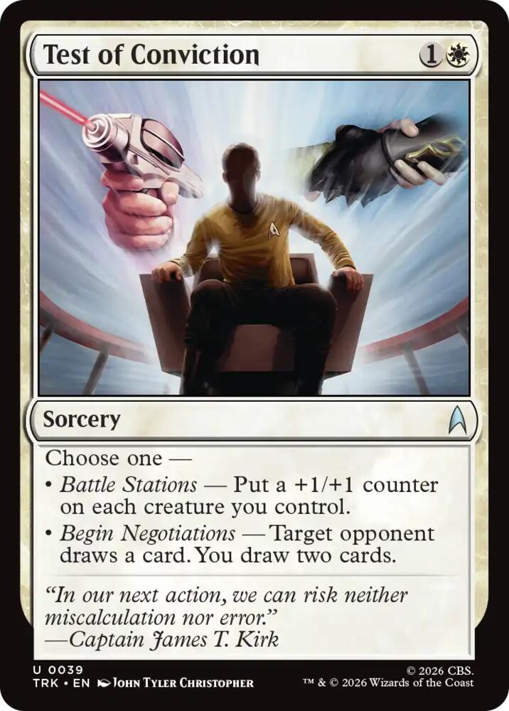 Test of Conviction (39) [Star Trek] | Boutique FDB TCG