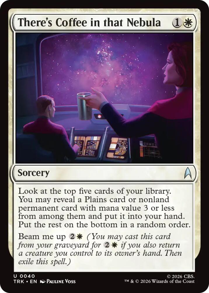 There's Coffee in that Nebula (40) [Star Trek] | Boutique FDB TCG