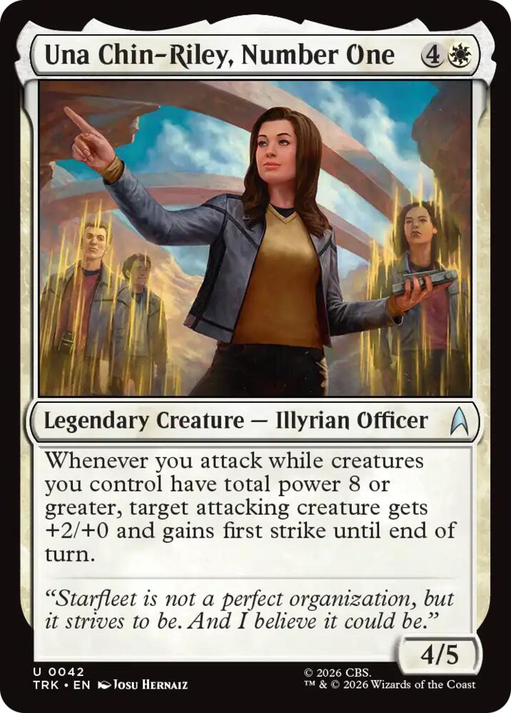 Una Chin-Riley, Number One (42) [Star Trek] | Boutique FDB TCG