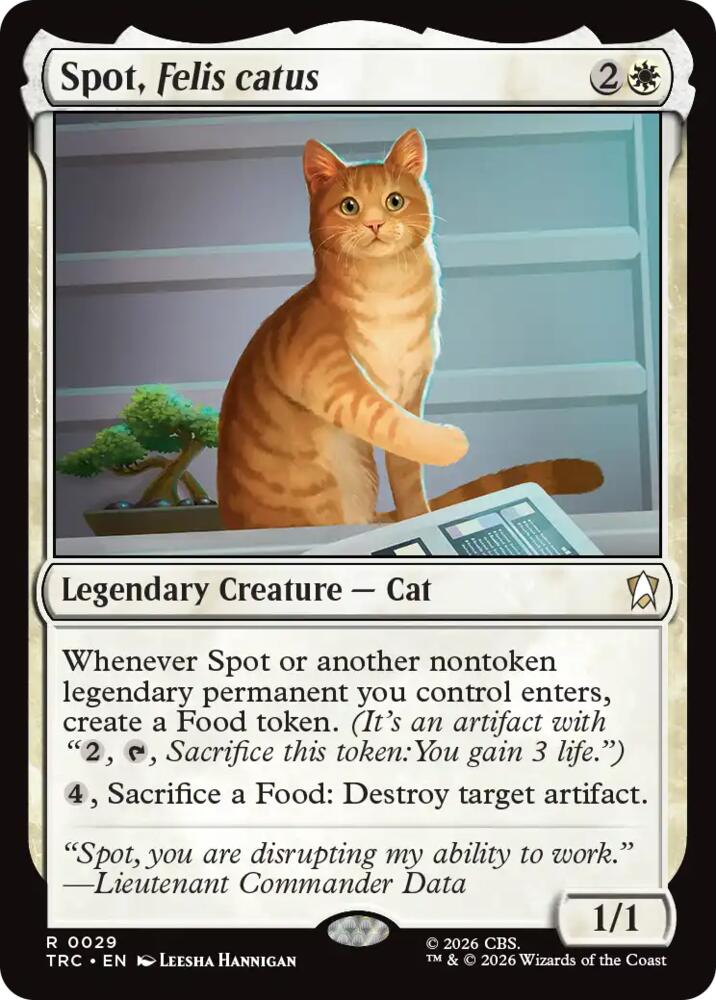 Spot, Felis catus (Surge Foil) (29) [Star Trek Commander] | Boutique FDB TCG