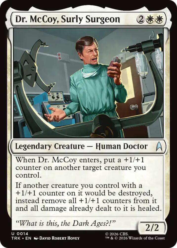 Dr. McCoy, Surly Surgeon (14) [Star Trek] | Boutique FDB TCG